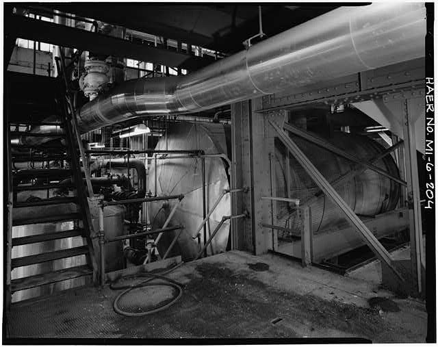 Dodge Hamtramck Plant POWER HOUSE, FOURTH FLOOR, VIEW NORTHWEST, 1980 