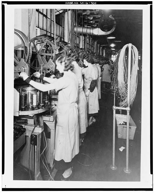 Dodge Hamtramck Plant WIRING ROOM, 1934